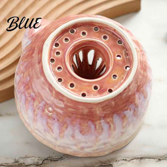 Ciotola con Filtro Integrato Ceramica Girevole per Lavaggio Frutti di Bosco Colino Girevole per Frutta con Fori di Drenaggio Strumento di Preparazione Cucina per Fragole