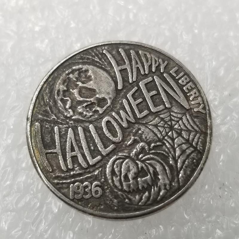 Antique Silver-Plated 1936 Buffalo Commemorative Coin #579