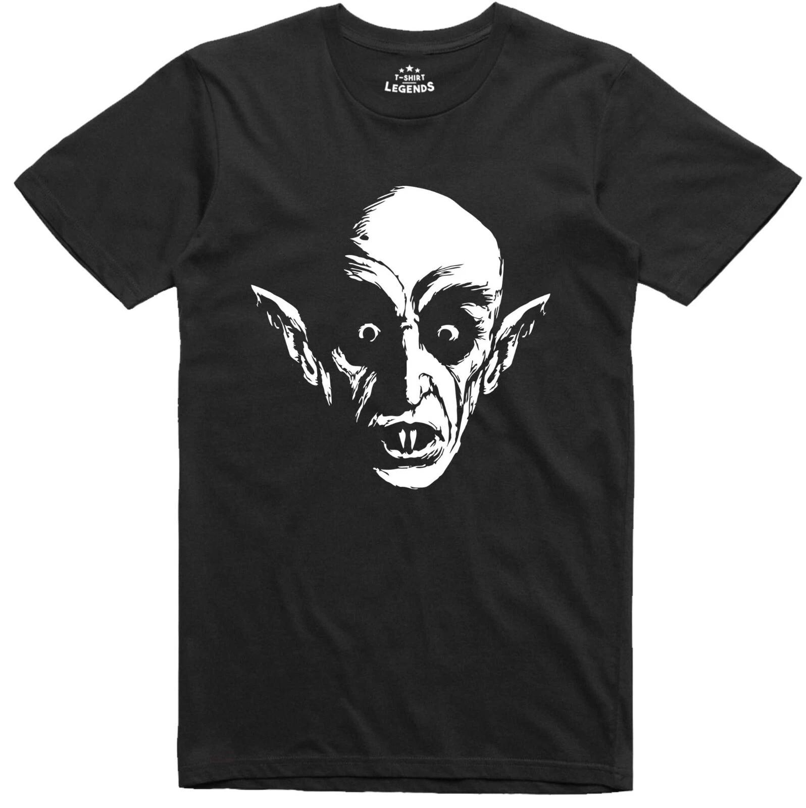 Nosferatu Mens T-Shirt Horror Dracula Vampire Character Regular Fit Tee L