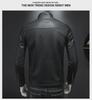Men's Leather Motorcycle Jacket: Autumn/Winter Casual, Available in Plus Velvet and Thin Styles