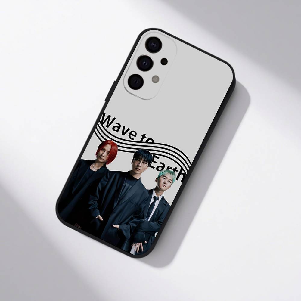W-Wave To Earth Summer Flows  For Samsung S25,S24,S21,S22,S23,S30,Ultra,S20,Plus,Fe,Lite,5G Black Cover Phone Case
