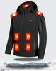 Smart Heated Hooded Jacket – Cold-Proof and Warm Cotton-Padded Windbreaker