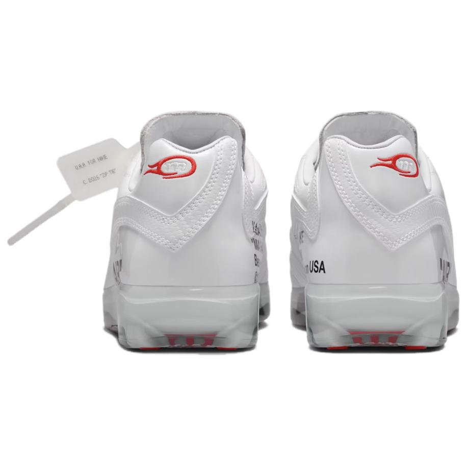 Virgil Abloh Archive x Nike Cryoshot Zoom M9 Sneakers da Uomo USA Bianco Rosso Universitario Nero IM3886-100