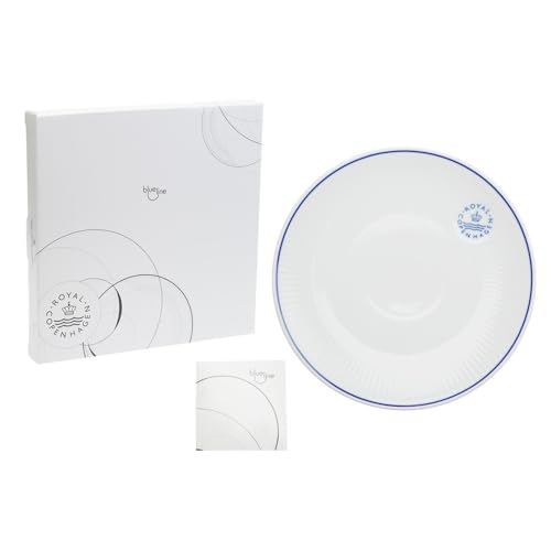 [Officially Imported] Royal Copenhagen Blue Line Coupe Plate, 19cm, Wedding Gift, Product Number 1058884