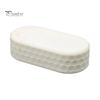 Compact Tablet Container 3D Printed Pill Box with Sliding Cover, Portable Mini Case Honeycomb Texture, Pocket Size Medication Storage for Travel