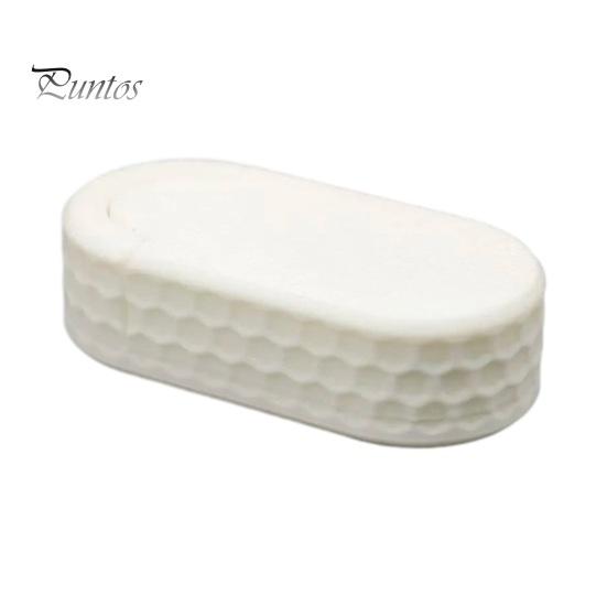 Compact Tablet Container 3D Printed Pill Box with Sliding Cover, Portable Mini Case Honeycomb Texture, Pocket Size Medication Storage for Travel