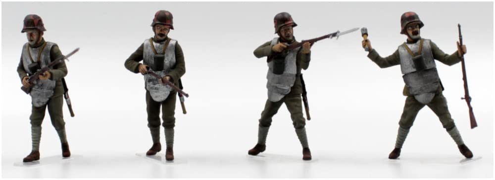 ICM World War I German Armored Infantry Plastic Model 35722 1/35