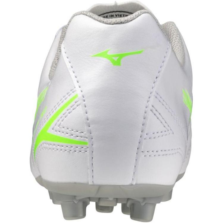 Mizuno Monarchida Neo 3 Select Jr Mg Comfortable Versatile Non-Slip Durable Low-Top Kids Soccer Shoes Men Soccer Shoes White Neon-Green P1GB252637