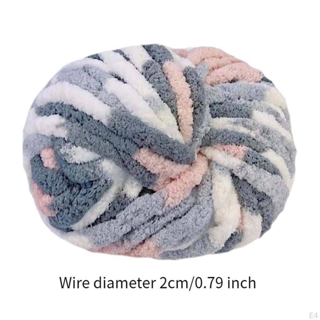 Grobes Wollgarn, voluminöses Strickhäkeln für Mützen, Matten, Pullover