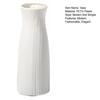 Keramisk Look Plastvas Nordisk Boho Stil Vas Modern Blomsterarrangemang Behållare för Kök Vardagsrum Sovrum Heminredning