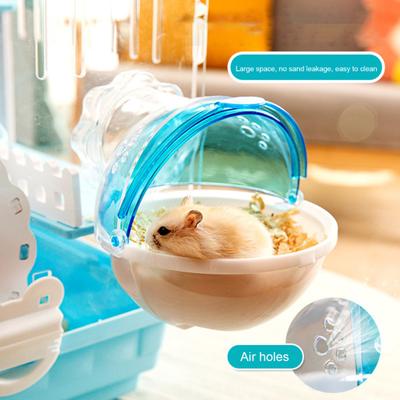 Hamster Bathroom Convenient Effective Plastic Pet Hamster External Bathroom for Home