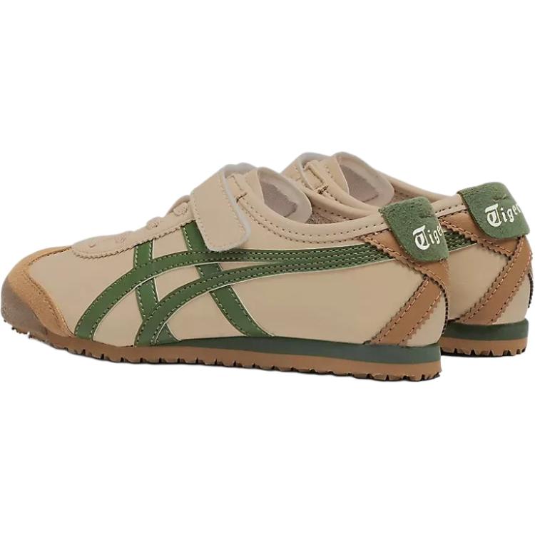 ONITSUKA TIGER Mexico 66 Cuero Sintético Cómodos Versátiles Ligeros Absorción de Impactos Duraderos Zapatillas Casuales de Caña Baja Niños zapatilla 1184A049-250