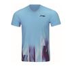 Li Ning Badminton Collection Badminton Jersey Set Unisex Moon White Blue AATW017-3
