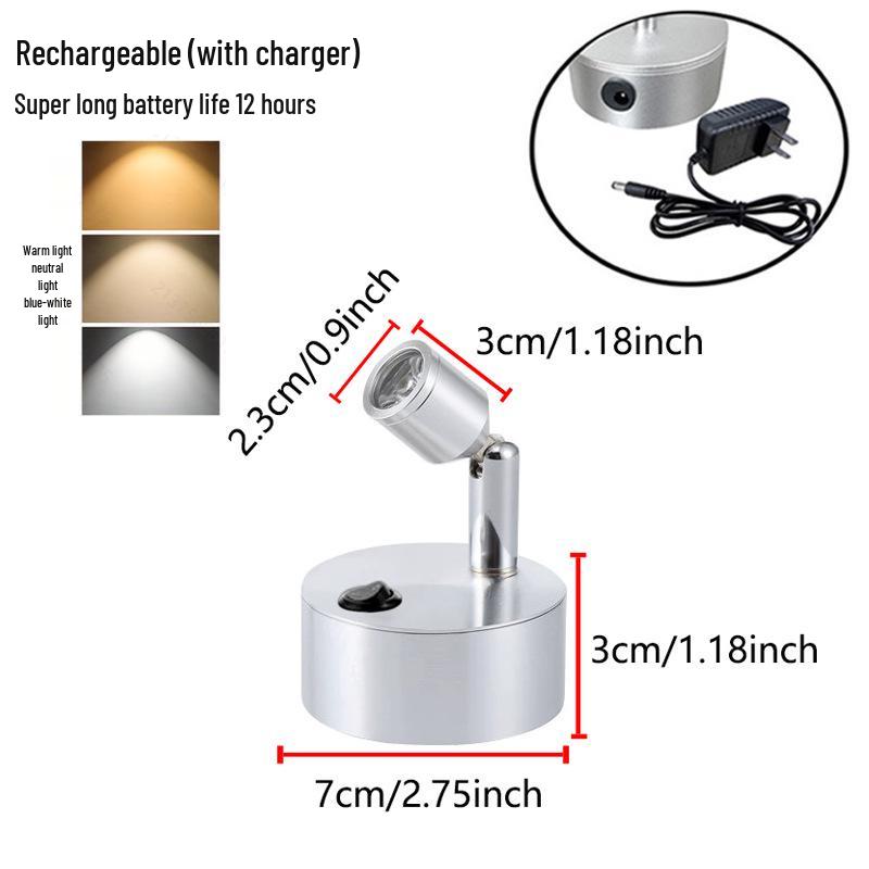 Wireless Jewelry Display Spotlight with Battery