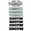 280TSI & 330TSI Auto Stickers voor VW New Sagitar & Bora Emblemen
