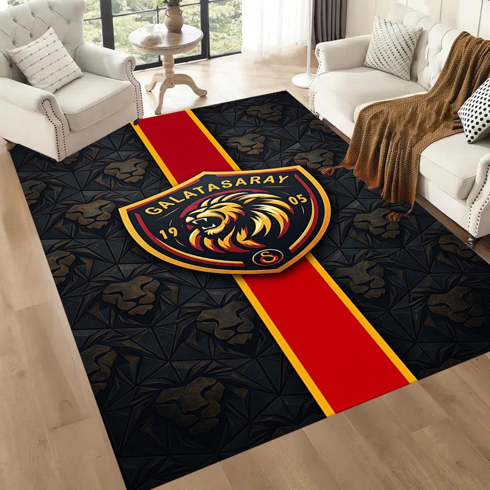 Galatasaray 72 Area Rug Suitable for Outdoor Balcony Living Rooms Kitchen Antislip Carpet Decorate Offices Perfect Birthday/Christmas Gift Idea
