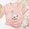 Silly Goose TShirt Cute Goose Short Sleeve Shirts Silly Goose University Shirt Funny Goose Tee Unisex Trendy Summer Casual Tops