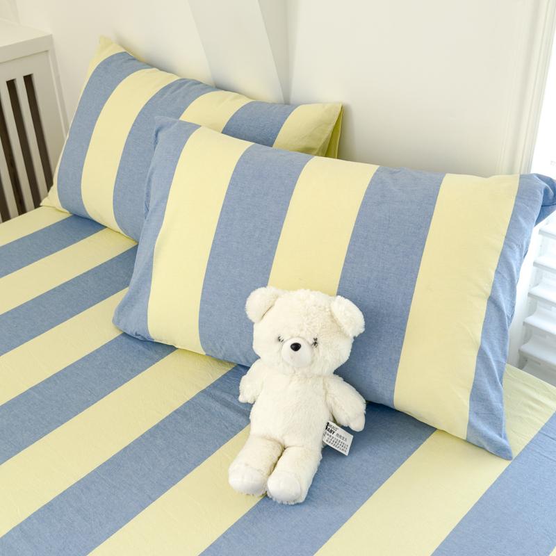 2pcs Pillowcase 100% Cotton Pillow Cover Stripe Style Pillowsham 48x74cm Pillow Case Home Bed Soft Pillowslip Fundas De Almohada