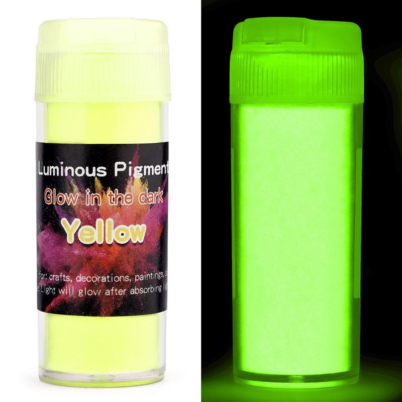 20g/Bottle Luminous Powder Paint Epoxy Resin Pigment Glow In The Dark Fluorescent Powder DIY Party Resin Filler Resin Supplies