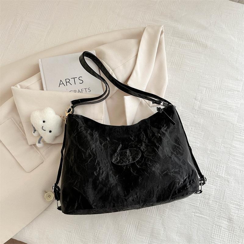 2025 Summer New Fashion Shoulder Bag Commuter Tote Bag Women's Simple Fashion Large Capacity Shoulder Bag Women