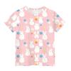 Boys Girls Round Neck Casual Printed Short-sleeved T-shirt Top