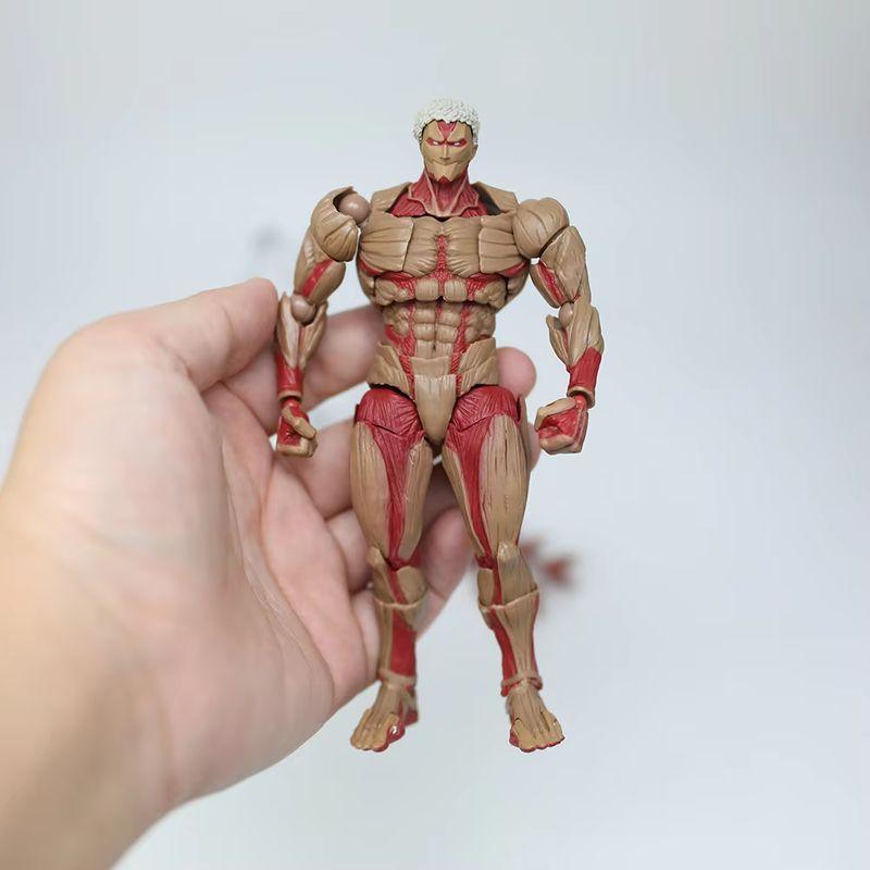 New High Quality Attack On Titan Anime The Armored Titan Eren Jaeger Figures Statue Collection Movable Model Doll Toy Gift