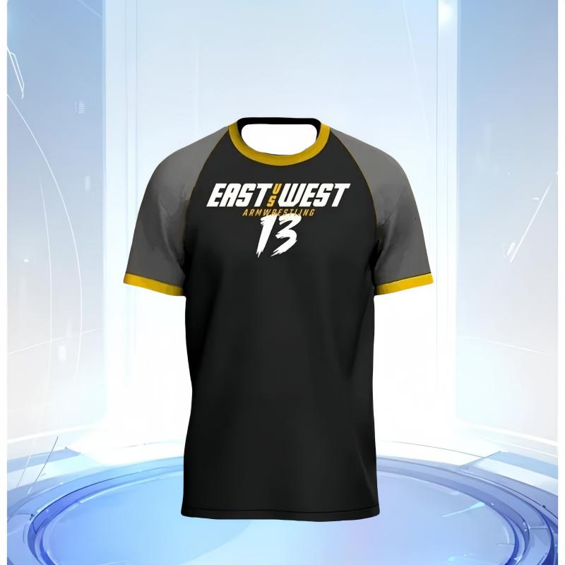 Arm Wrestling Jersey Fan Wrist Training Fitness Suit Match Day Top Comfortable and Breathable Men's T-shirts