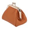  Vintage Change Purse PU Leather Wide Opening Tiny Wallet Jewelry   for Lipstick