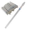 50pcs 3/32'' Shank M-2.7mm Carbide Nail Polishing Bits  For Acrylic Nails