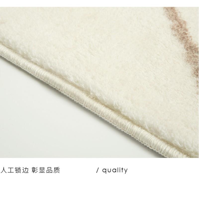 European Pastoral Style Carpets for Living Room Vintage Bedroom Decor Round Carpet Washable Plush Mat Fluffy Soft Lounge Rug