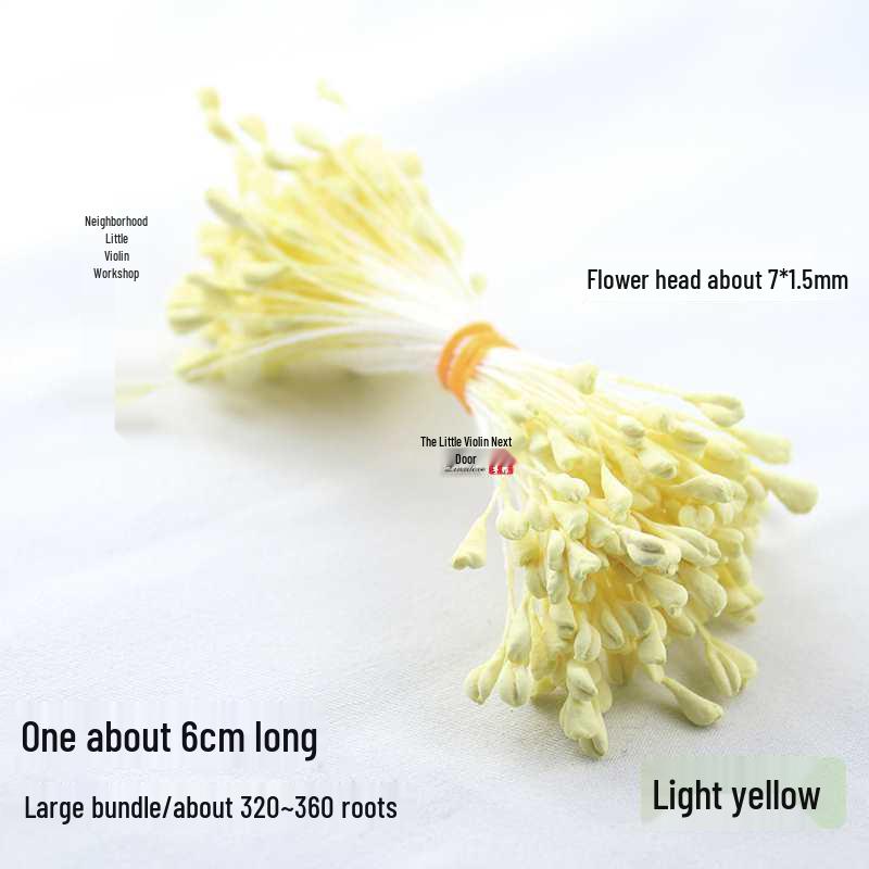 Korean Flat-Head Matte Flower Buds for DIY Hair Accessories