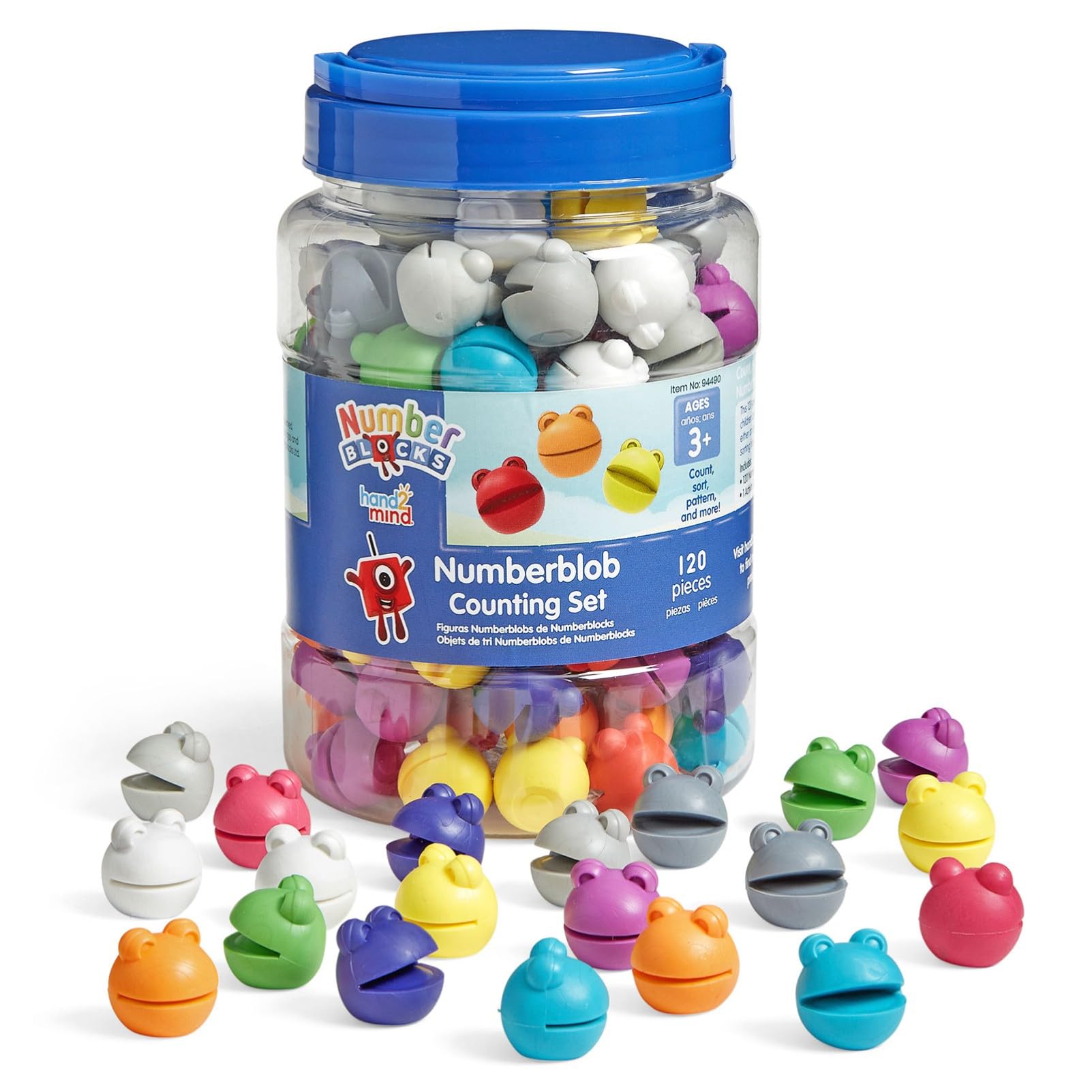 

Numberblocks Numberblob Counting Set, Math Toy, 120 Counters, 94490, Authentic