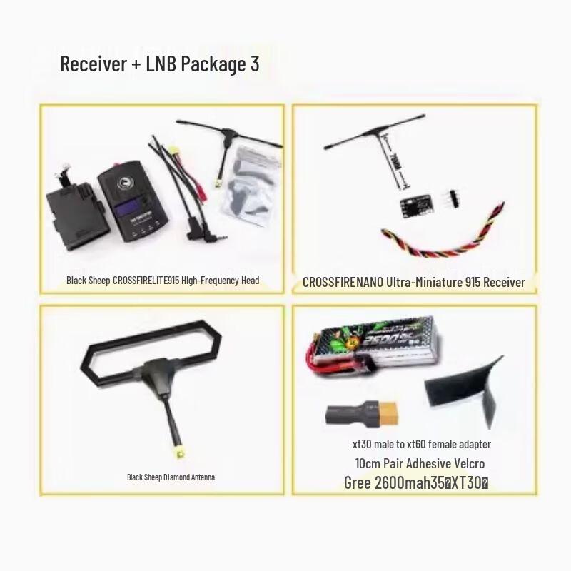 

Gubo Nano Micro Receiver Lite 915MHz Extended Range Kit (CN version)
