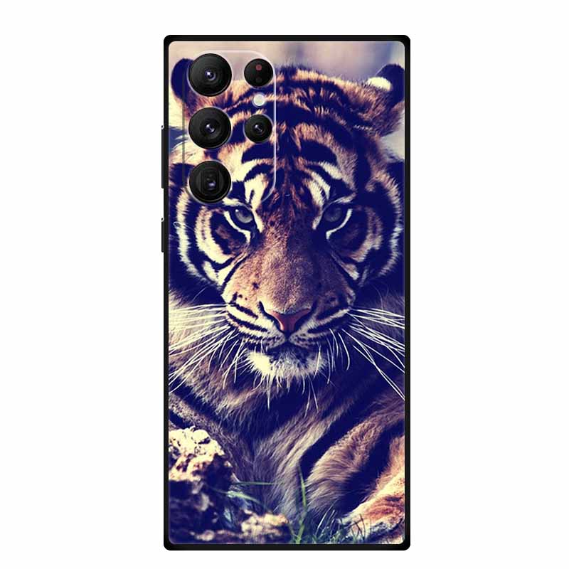For Samsung S23 Ultra Phone Case Cover S23Ultra Black Silicone Soft Back Case For Samsung Galaxy S22 S23 Ultra Case S 23 Ultra