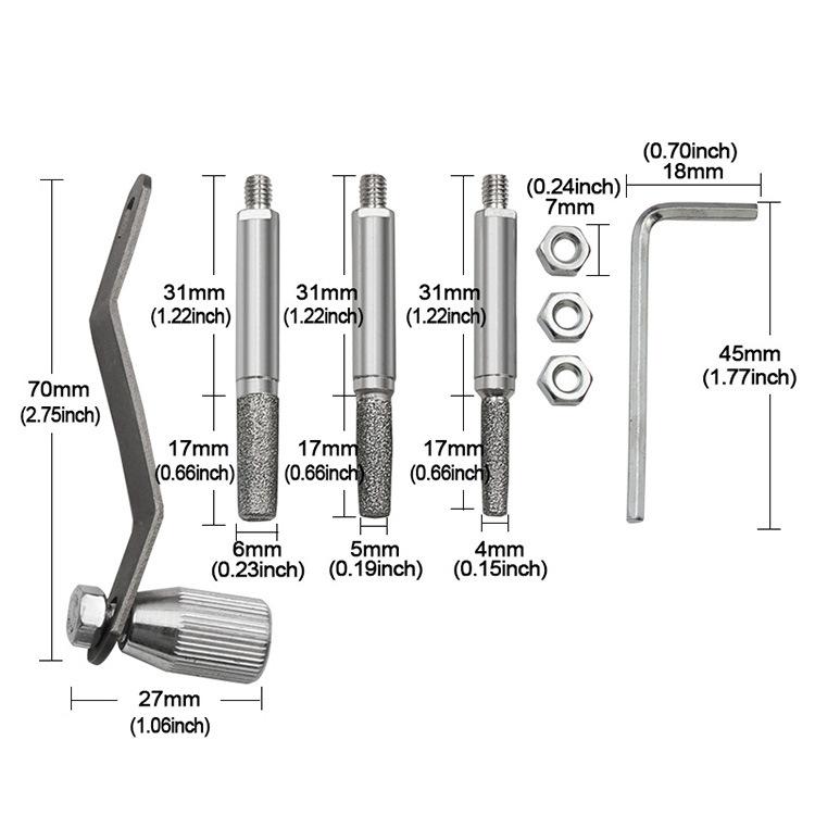 Portable Hand Chain Sharpeners Chain Clip Sharpening Edge Chain Sharpeners Chainsaw Chainsaw Quick Grinding Tools