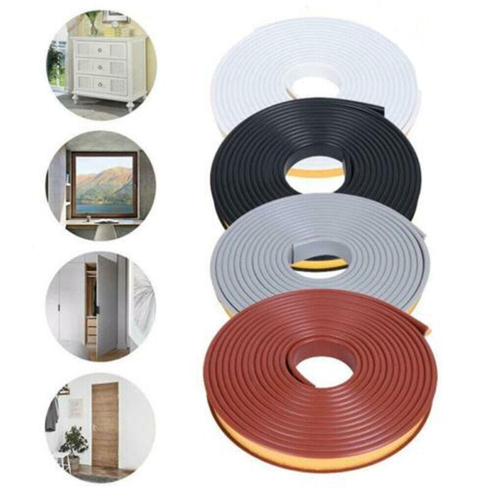 5M 16mm Self-Adhesive Edge Banding Strip Furniture Wood Board Cabinet Table Chair Protector Cover U-Shaped Seal Strip
