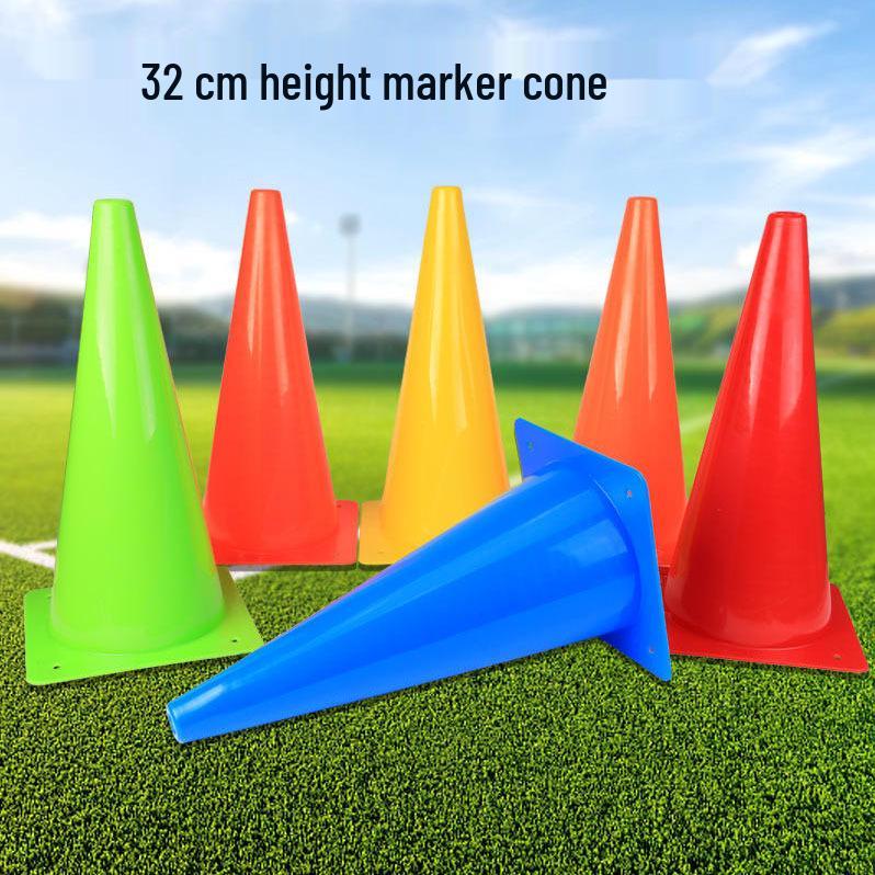 32cm Multi-functional Training Cones for Football, Taekwondo, and Obstacle Courses