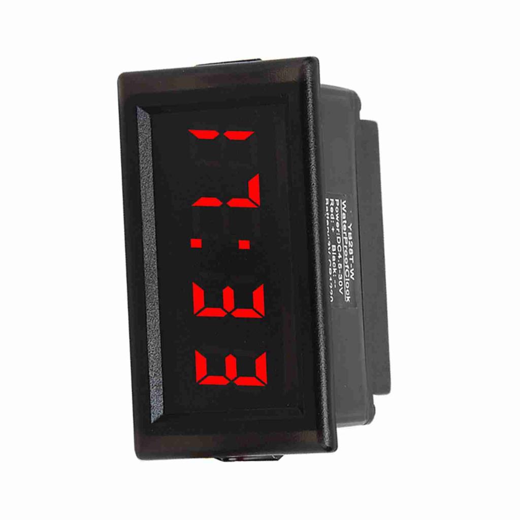 DC4.5 30V Waterproof Dustproof Car Auto Electronic Clock LED Digital Display