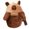 PP Cotton Panda Shoulder Bag Plush Doll Cartoon Animal Pouch Cute Capybara Crossbody Bag  Friends