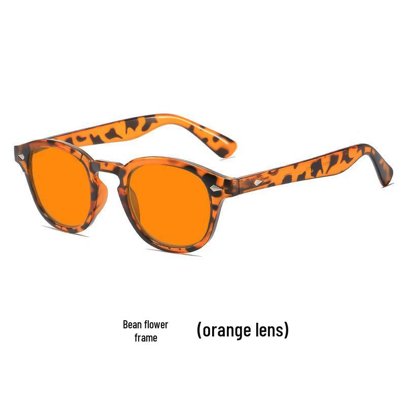 Y006 Unisex Night Vision Anti-Blue Light Glasses for Gaming and Screen Use, Yellow Flat Lenses