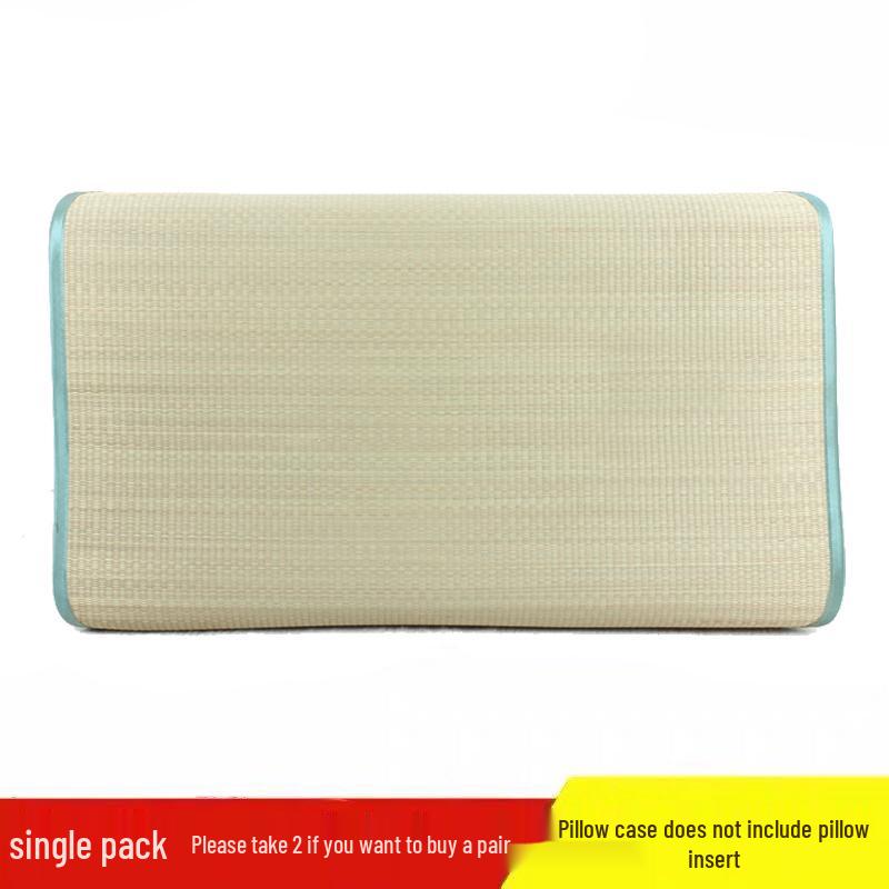 Orchid Grass Cooling Pillow Mat with Free Shipping - Summer Straw Mat, Pillowcase, and Cushion Tie Band