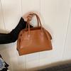 Tote Bag New Retro Solid Color Handbag Casual Versatile Messenger Bag Large Capacity Portable Shoulder Bag