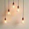 Extension 1.2m 2m Lamp Shade Ring Holder Solid Wood E27 Pendant Light Base Cord E26 Light Socket with Socket Ring for Lighting