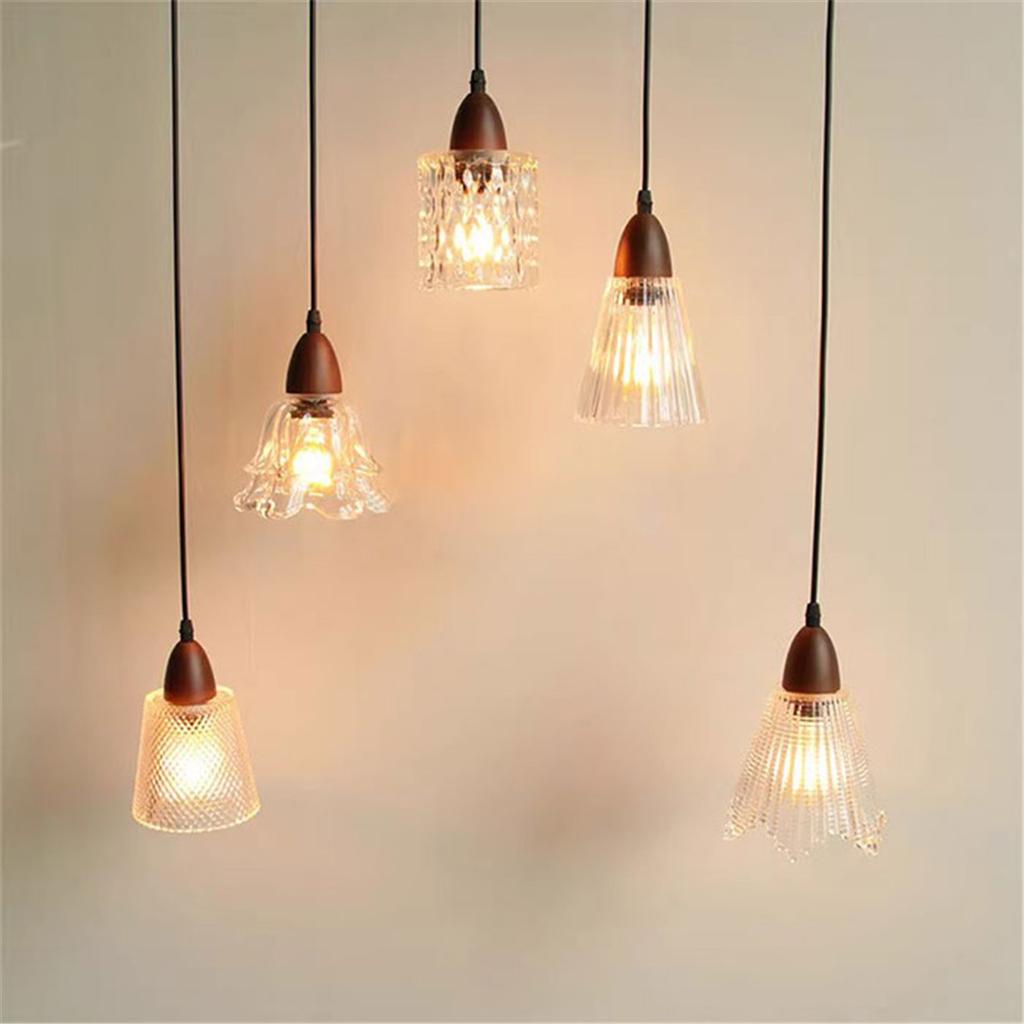 Extension 1.2m 2m Lamp Shade Ring Holder Solid Wood E27 Pendant Light Base Cord E26 Light Socket with Socket Ring for Lighting