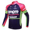 Mens Cycling Jersey Shorts Set Long Sleeve Quick Dry Breathable Mountain Road Bike Apparel