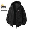 UPF 50+ Kapuzen-Sonnenschutzjacke für Paare - Atmungsaktive Sommer-Outdoor-Angelbekleidung