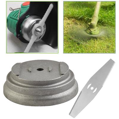 Edelstahl Rasenmäher Klingenbefestigungsabdeckung Adapter für Rasentrimmer Freischneider Lithium Elektrischer Rasenmäher Adapter