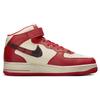 Nike Air Force 1 Mid 07 LX Red Plaid Unisex Sneakers Pale-Ivory University-Red Black DV0792-101