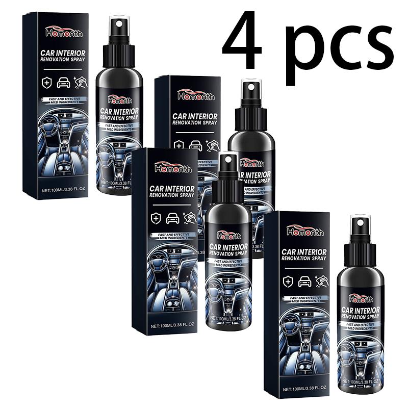 Homonth Car Upholstery Refinisher Spray Seat Upholstery Dashboard Cleaning & Stain Remover Refinishing Treatment