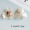 1 Pcs Pearl  Daisy Flower Plate Torus Alloy Accessories Diy Handmade Jewelry